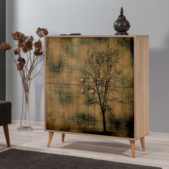 Hanah Home Multilux - 729 Armario Multiusos Roble Sonoma